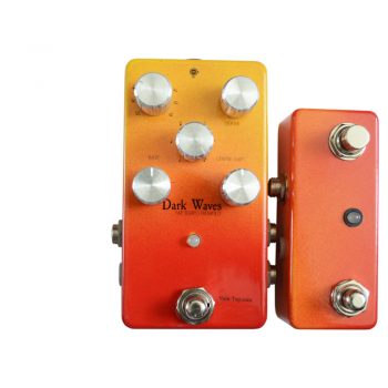 Dark Waves Tap Tempo Tremolo Pedal v2.0 with Controller Face